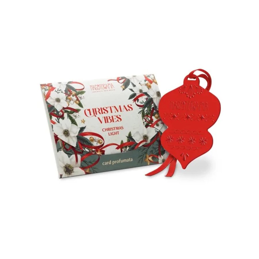 Nasoterapia, 1 Card Profumata Christmas Light 