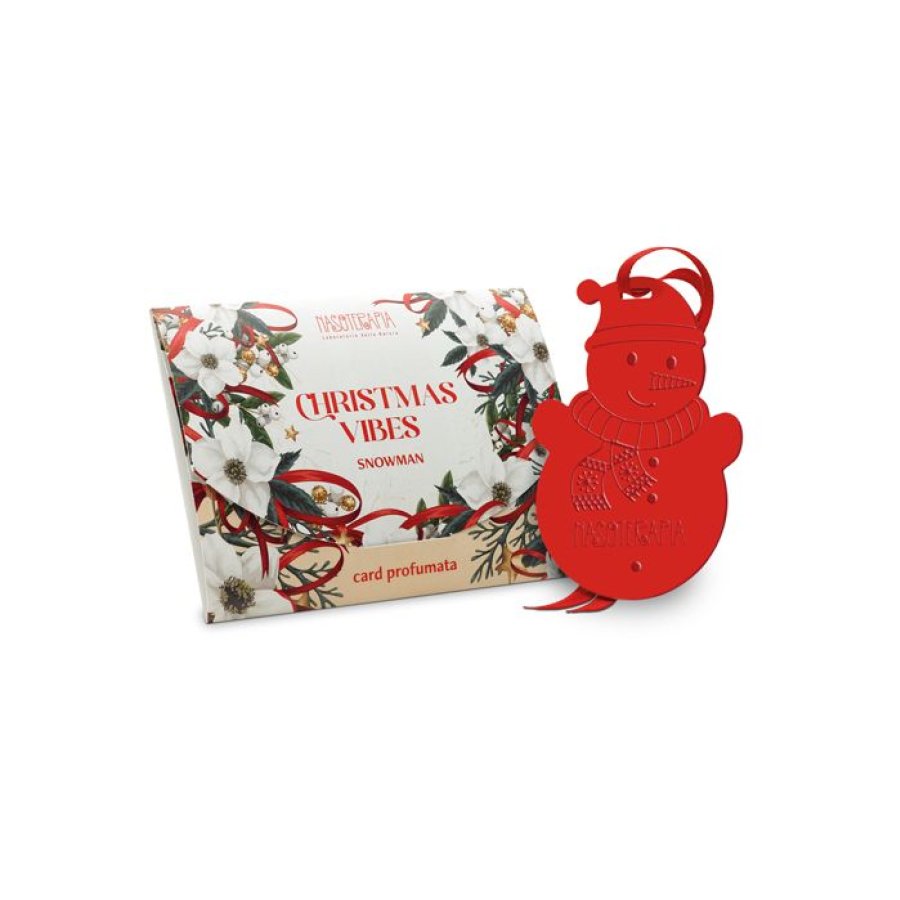 Nasoterapia, 1 Card Profumata Singola Snowman