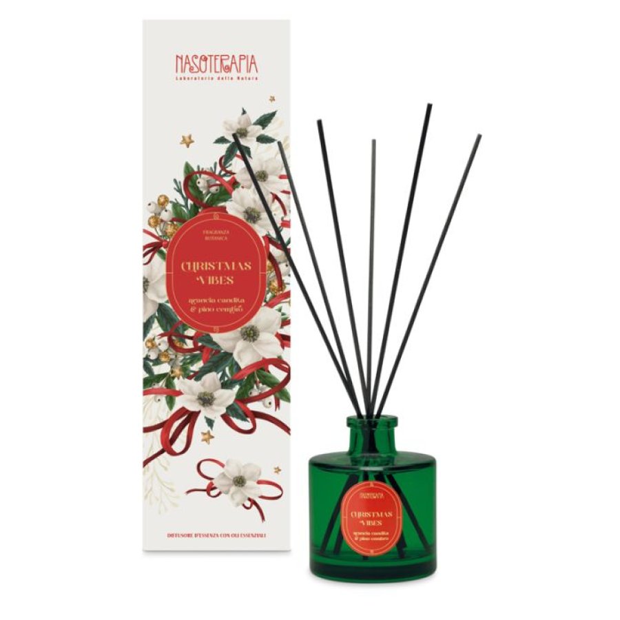 Nasoterapia, Diffusore a Bastoncino Christmas Vibes, 100 ml Nasoterapia, Diffusore a Bastoncino Christmas Vibes, 100 ml