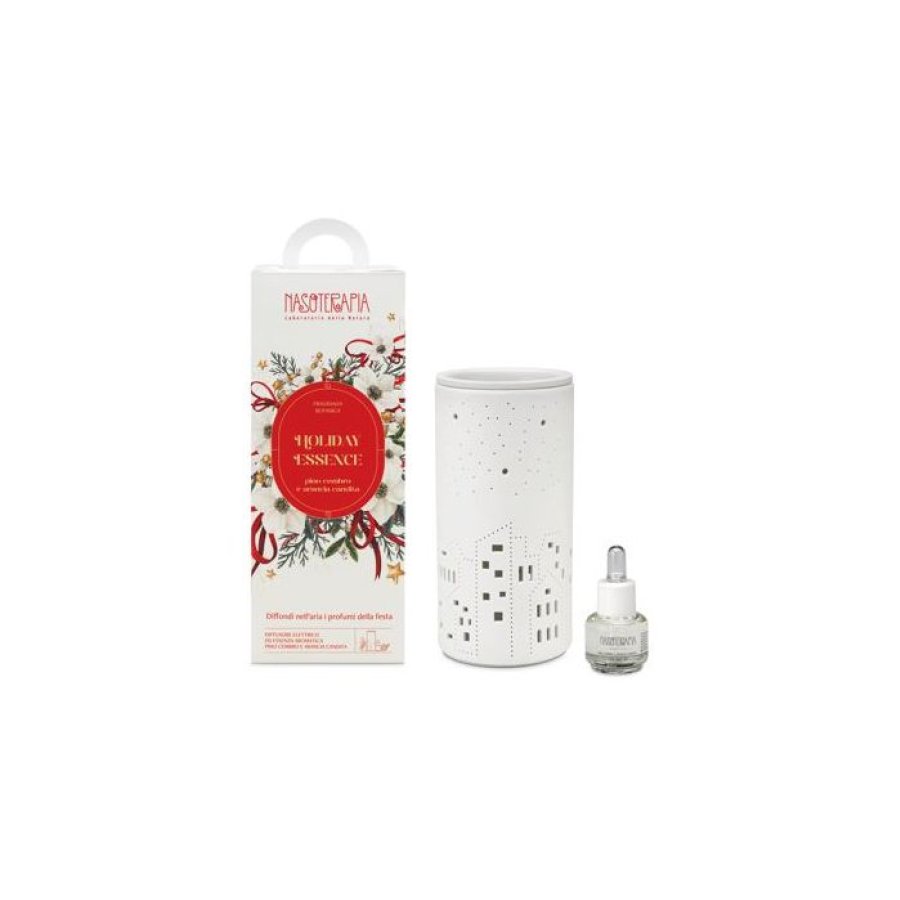 Nasoterapia,  Kit Holiday Essence Christmas, diffusore elettrico + essenza aromatica 15 ml