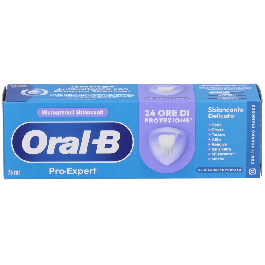 Oral-B Pro-Expert Dentifricio Sbiancante Delicato, 75 ml