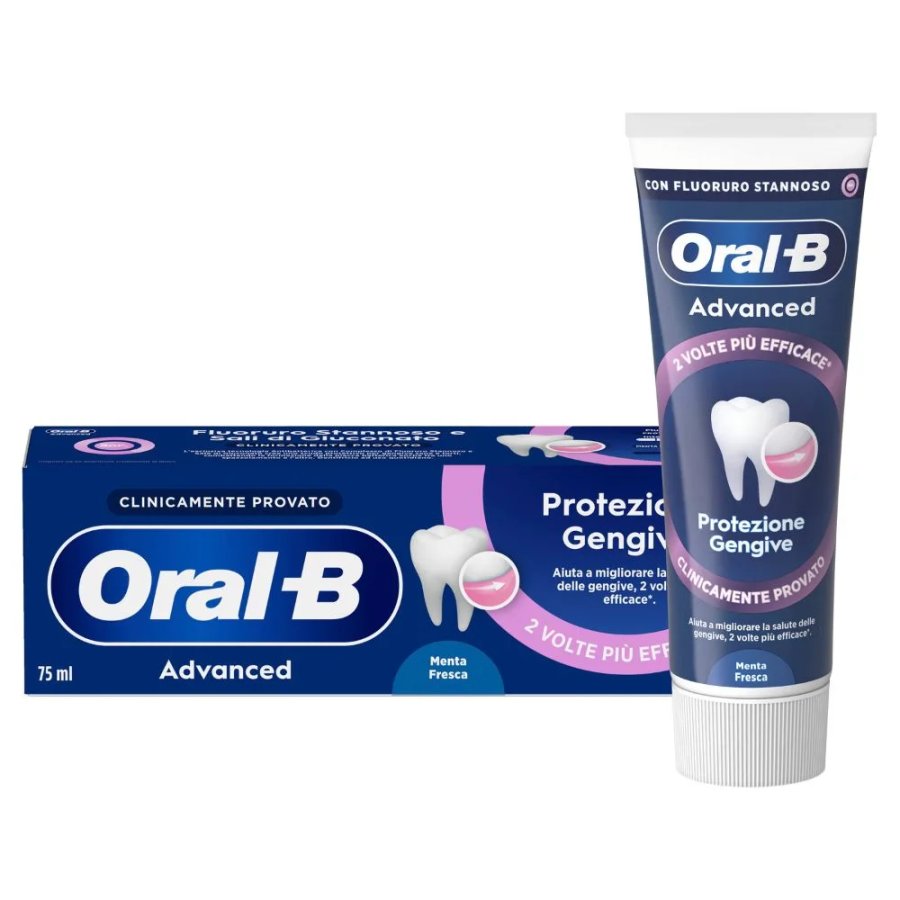Oral-B Dentifricio Advanced Protezione Gengive, 75 ml Oral-B Dentifricio Advanced Protezione Gengive, 75 ml