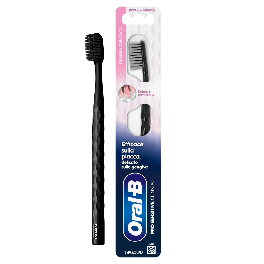Oral-B Pro-Sensitive Clinical Spazzolino Extra Morbido Pulizia Delicata, 1 Spazzolino Oral-B Pro-Sensitive Clinical Spazzolino Extra Morbido Pulizia Delicata, 1 Spazzolino