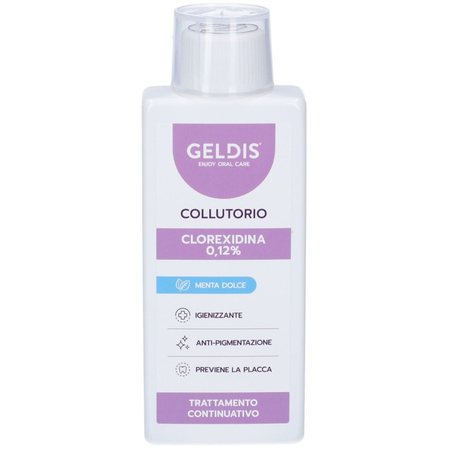 Geldis Clorexidina 0,12% Menta Collutorio, 200 ml