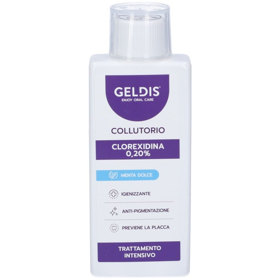 Geldis Clorexidina 0,20% Menta Collutorio, 200 ml