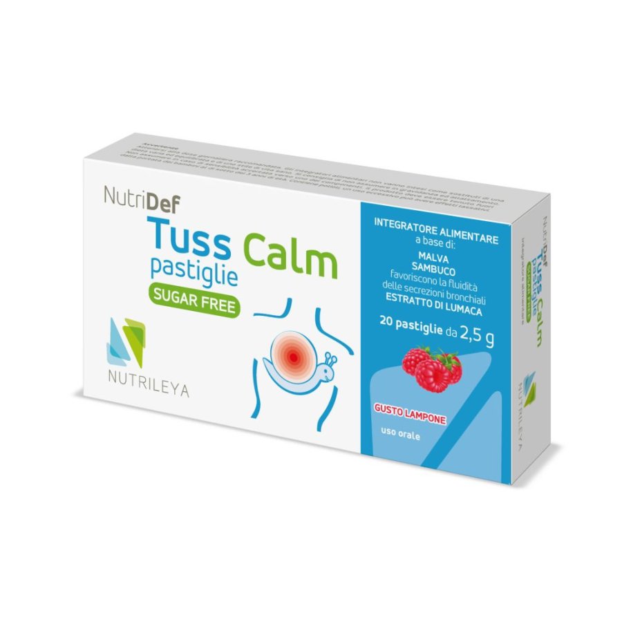 NutriDef Tuss Calm Lampone, 20 pastiglie