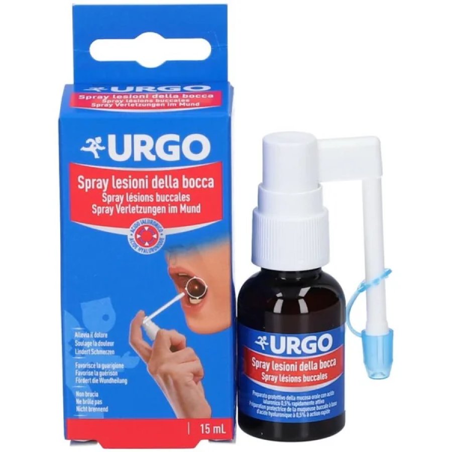 Urgo Afte e Lesioni della Bocca Spray, 15 ml
