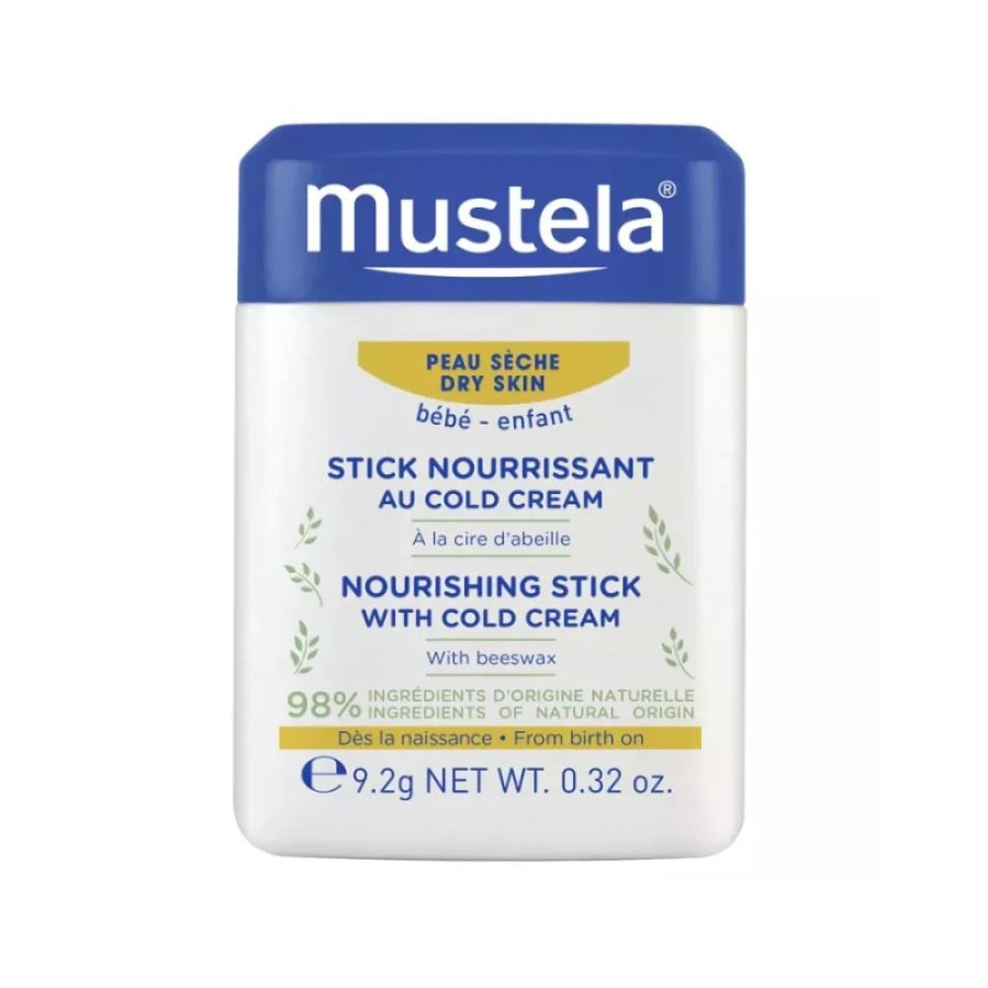 Mustela Stick Nutriente Viso Cold Cream Protettivo, 9,2 g Mustela Stick Nutriente Viso Cold Cream Protettivo, 9,2 g