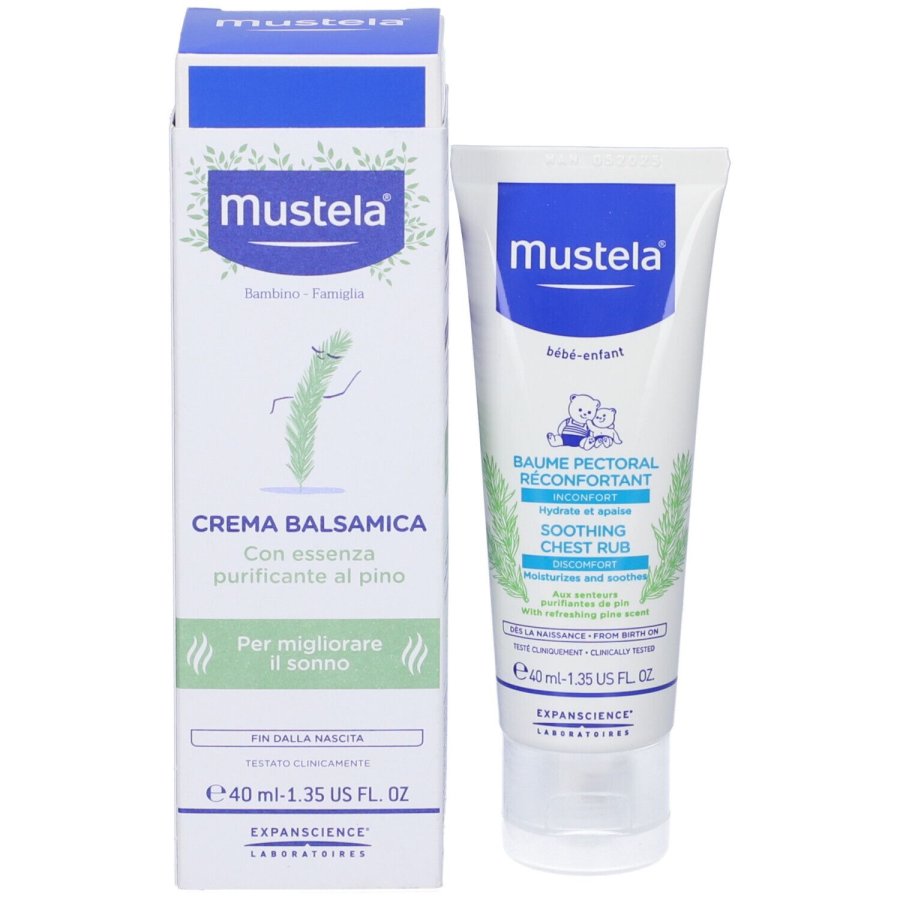 Mustela Crema Massaggio Balsamica Bambini, 40 ml