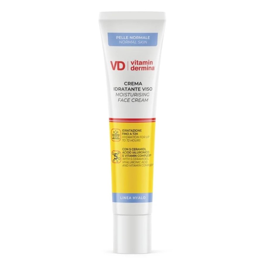 Vitamindermina Hyalo Crema Viso Idratante, 40 ml
