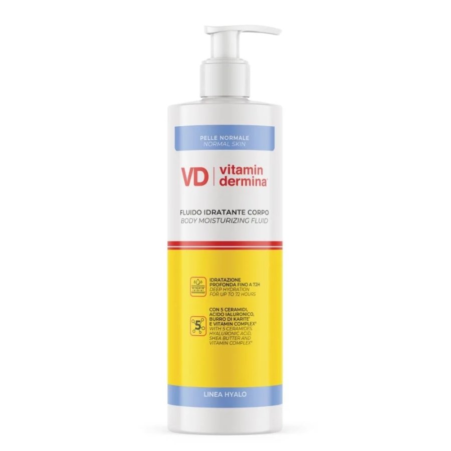 Vitamindermina Hyalo Fluido Idratante Corpo, 400 ml