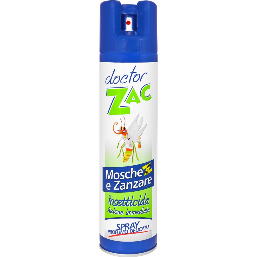 Doctor Zac, Insetticida Spray Mosche e Zanzare, 400 ml