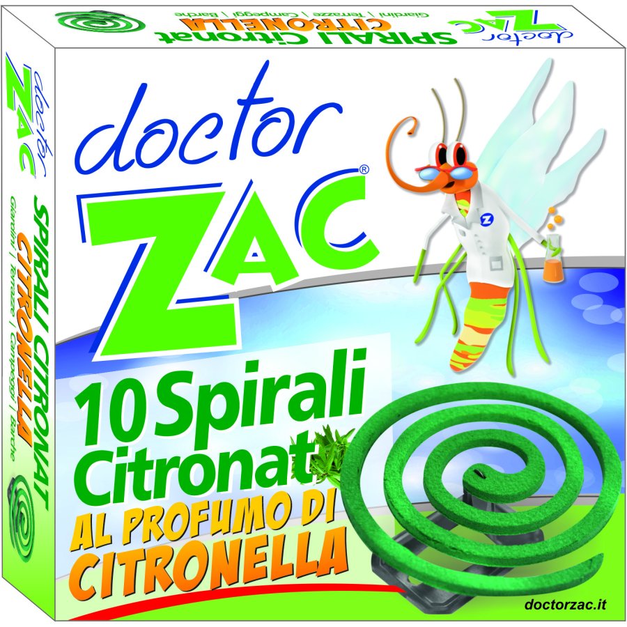 Doctor Zac, Spirali Insetticida, 10 Pezzi