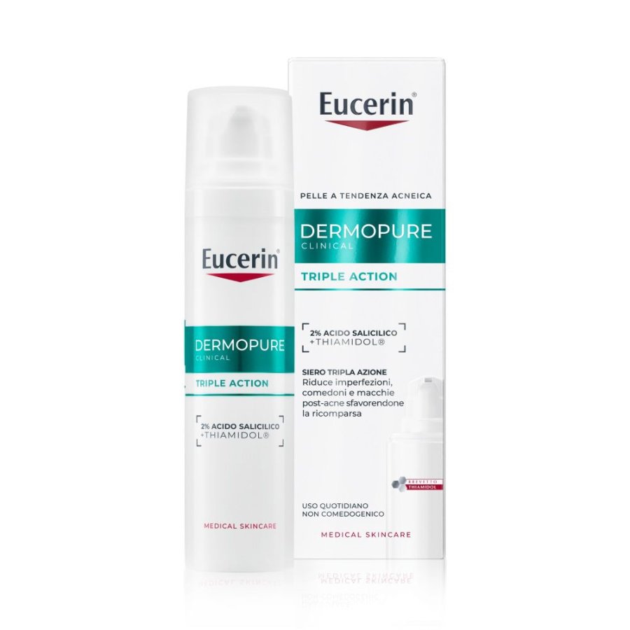 Eucerin Dermopure Siero Viso Tripla Azione, 40 ml