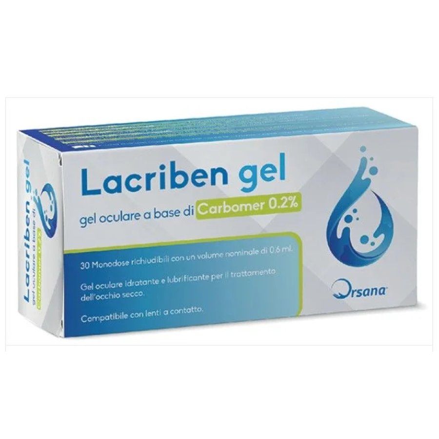 Lacriben Gel, 30 Fiale da 0,6 ml