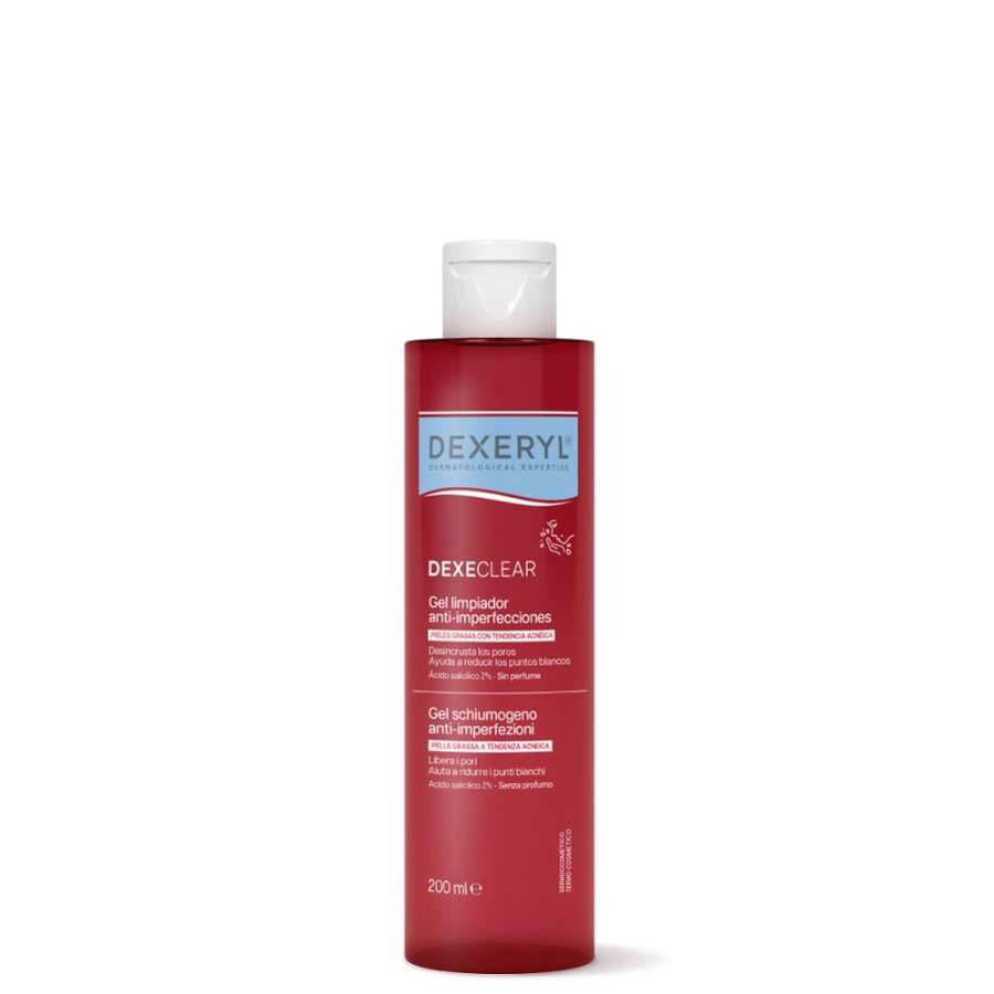 Dexeryl Dexeclear Gel Schiumogeno Anti-Imperfezioni, 200 ml