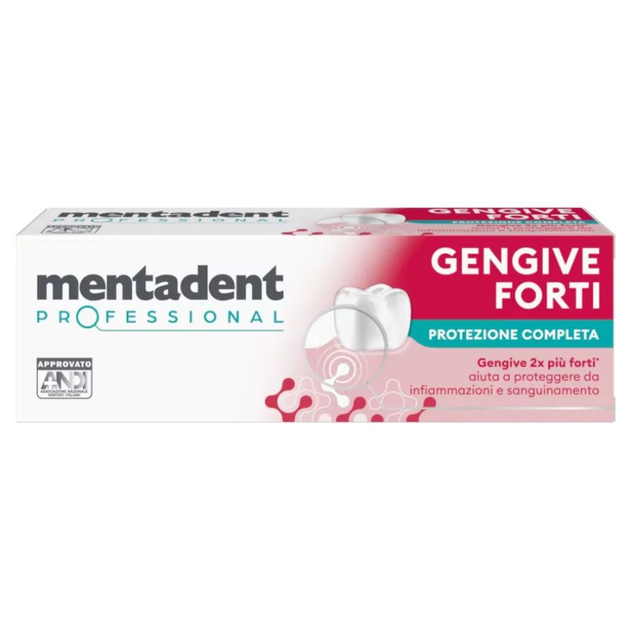 Mentadent Professional Gengive Forti Dentifricio Protezione Completa, 75 ml