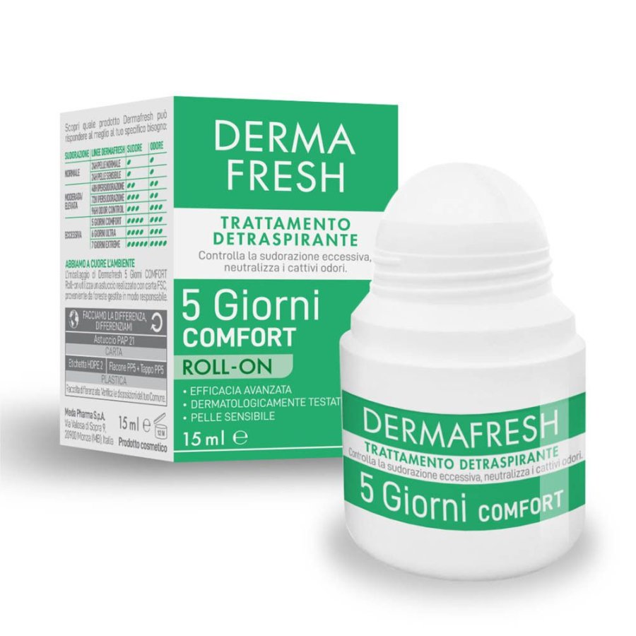 Dermafresh 5 Giorni Roll On, 15 ml