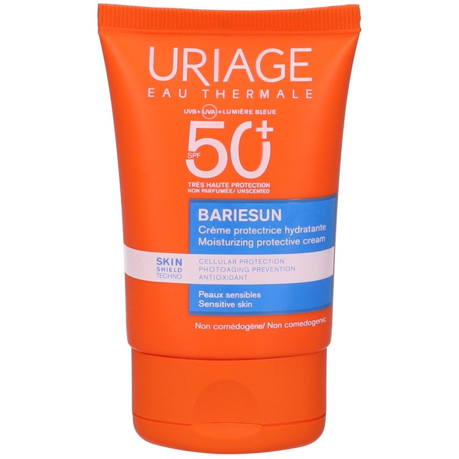Uriage Eau Thermale Bari&eacute;sun SPF 50+ Crema Protettrice Idratante Senza Profumo, 50 ml