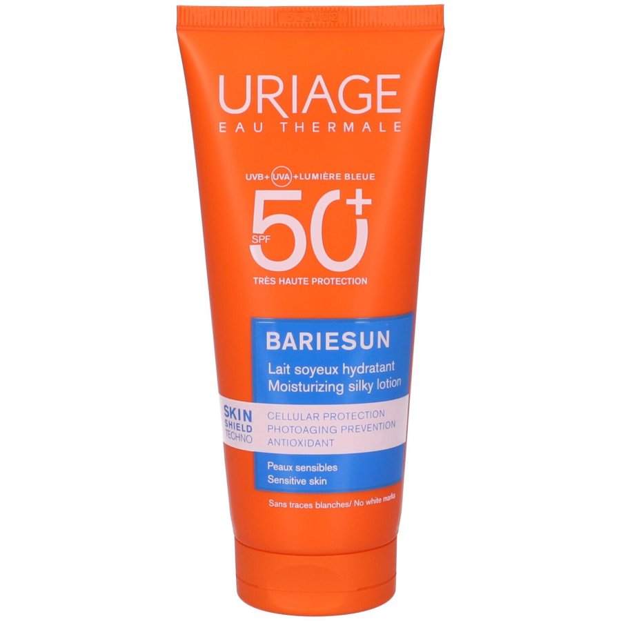 Uriage Eau Thermale Bariesun SPF 50+ Lait Soyeux Hydratant Latte Idratante, 100 ml