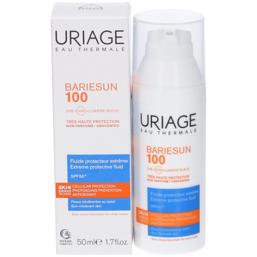 Uriage Eau Thermale Bari&eacute;sun SPF 50+ Fluido 100, 50 ml