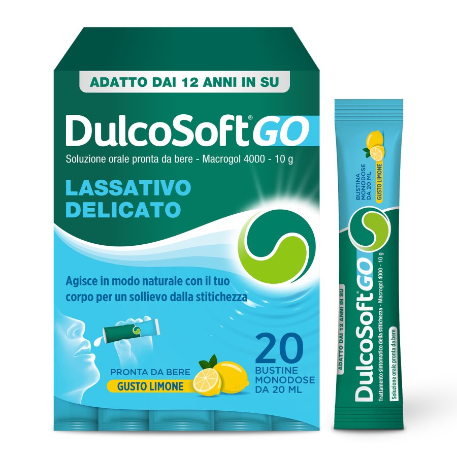 DulcoSoft GO, 20 Bustine Monodose DulcoSoft GO, 20 Bustine Monodose
