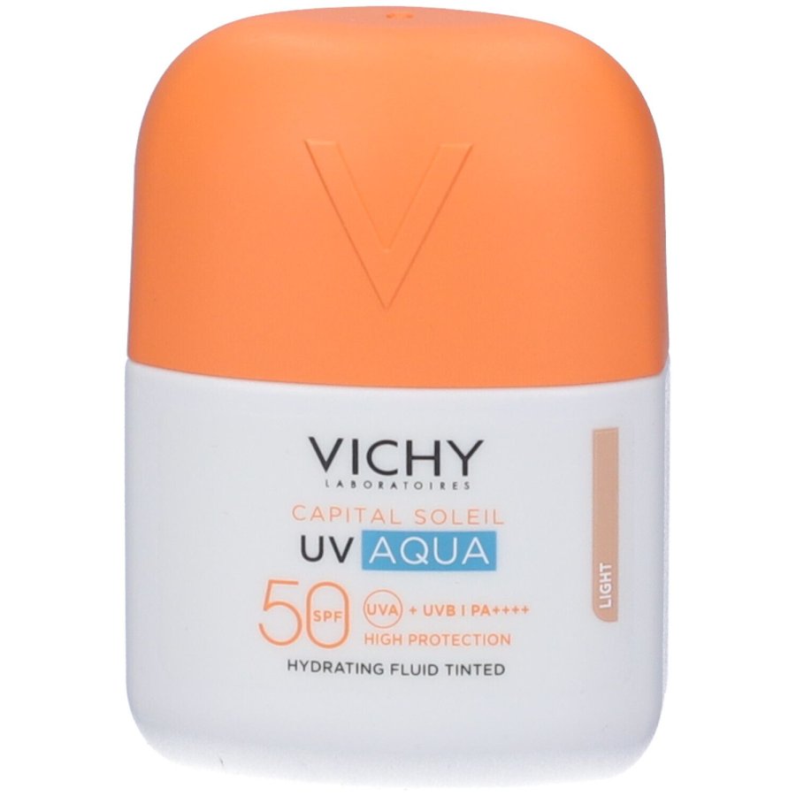 Vichy UV Aqua Tinted SPF50 Fluido Viso Colorato, 50 ml