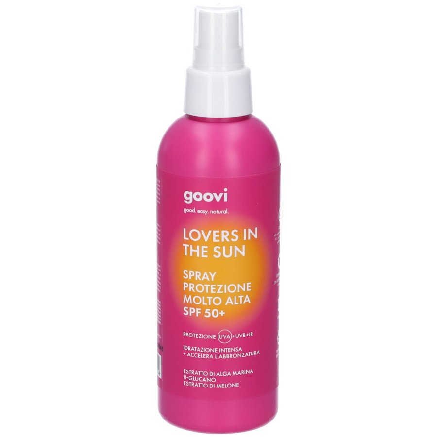 Goovi Lovers In The Sun SPF 50+ Spray Corpo, 200 ml Goovi Lovers In The Sun SPF 50+ Spray Corpo, 200 ml