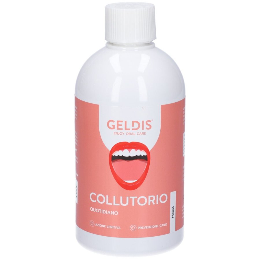Geldis Collutorio Quotidiano alla Pesca, 500 ml