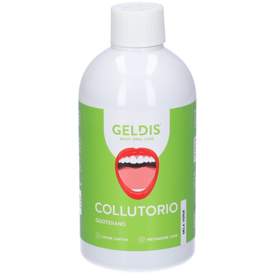 Geldis Collutorio Quotidiano alla Mela Verde, 500 ml