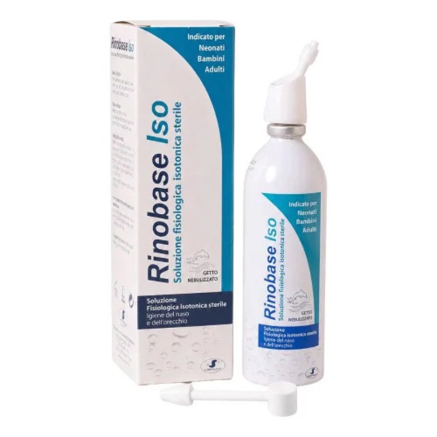 Rinobase Isoobase Iso Soluzione Fisiologica Isotonica, 100 ml Rinobase Isoobase Iso Soluzione Fisiologica Isotonica, 100 ml