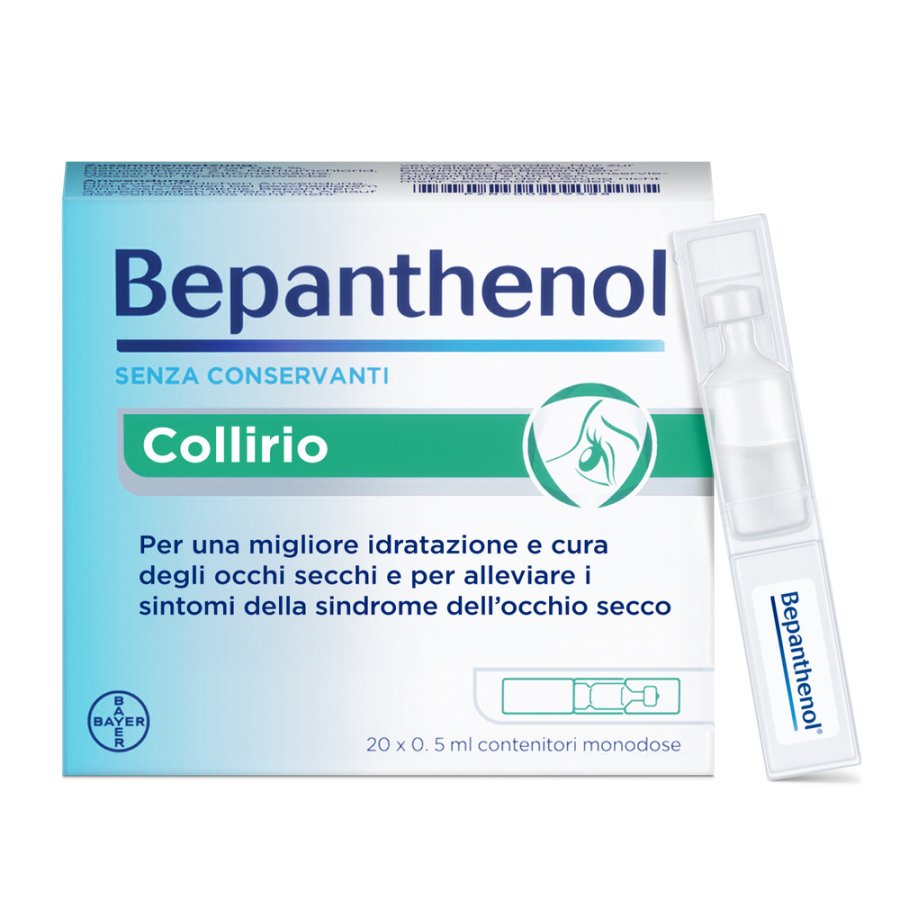 Bepanthenol Collirio Monodose, 20 x 0,5 ml Bepanthenol Collirio Monodose, 20 x 0,5 ml
