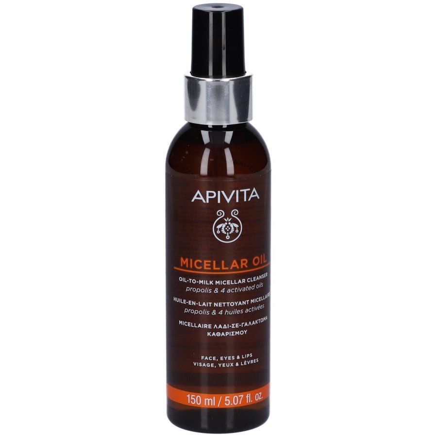 APIVITA Micellar Oil Olio-Latte Detergente Viso Occhi e Labbra, 150 ml APIVITA Micellar Oil Olio-Latte Detergente Viso Occhi e Labbra, 150 ml