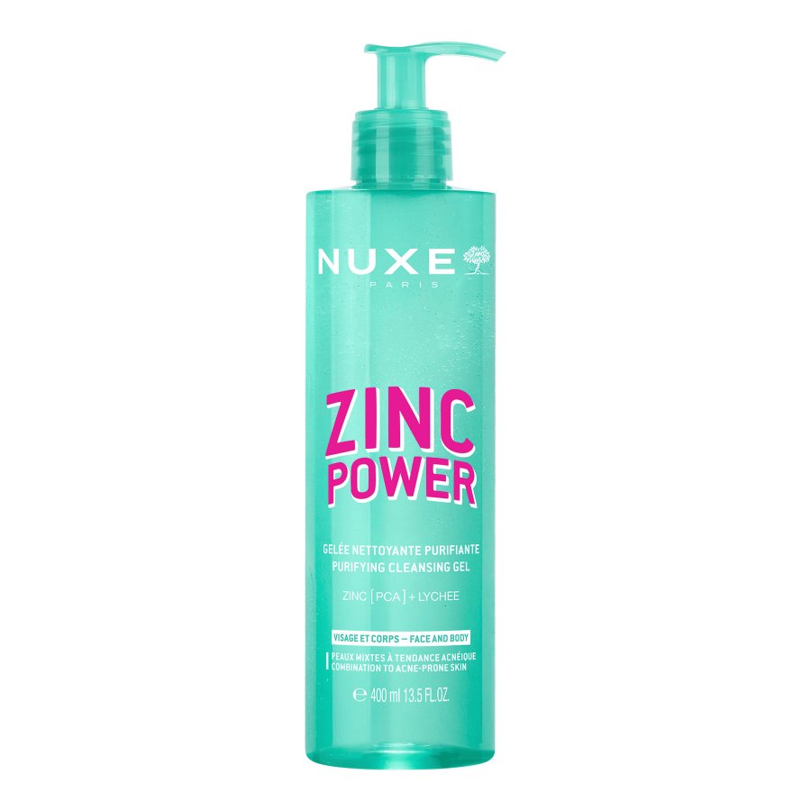 Nuxe Zinc Power Gel Detergente Purificante, 400 ml Nuxe Zinc Power Gel Detergente Purificante, 400 ml