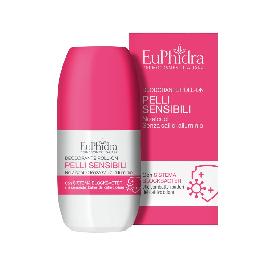 Euphidra Deodorante Roll-On Pelli Sensibili,&nbsp;50 ml