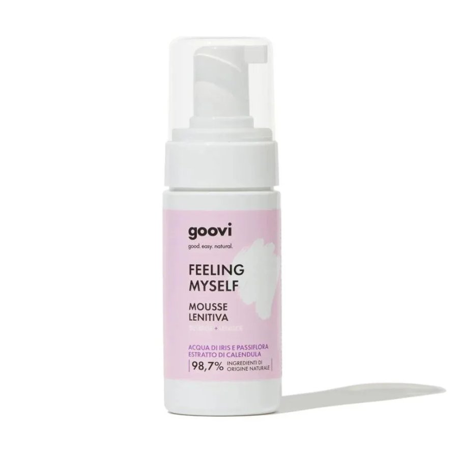 Goovi Feeling Myself Mousse Detergente Lenitiva Viso, 100 ml