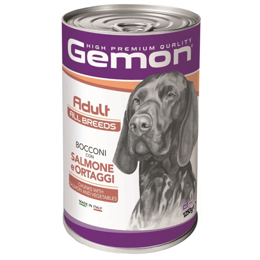 Gemon Dog Adult Salmone e Ortaggi, 1,25 kg Gemon Dog Adult Salmone e Ortaggi, 1,25 kg