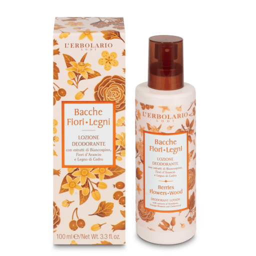 L'erbolario - Lozione Deodorante Bacche Fiori Legni 100 ml