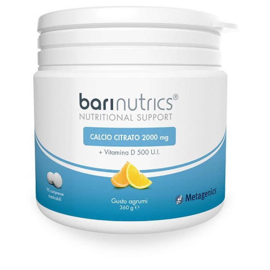 BariNutrics Calcio Citrato 90 Compresse Masticabili