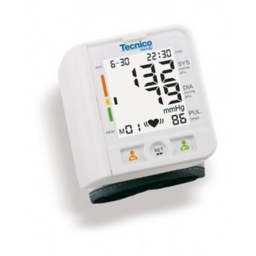 Tecnico Wide Misuratore di Pressione Con Bracciale 22-42cm - Misuratore di Pressione Automatico da Braccio