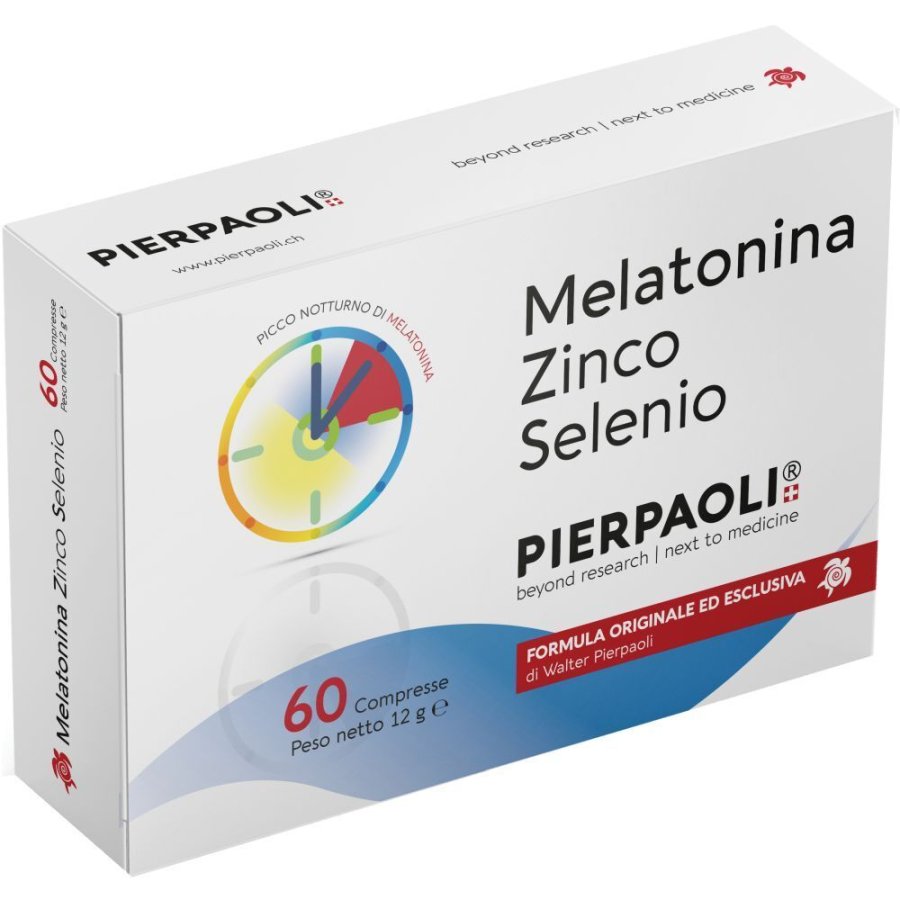 Pierpaoli, Melatonina Zinco Selenio, 60 Compresse