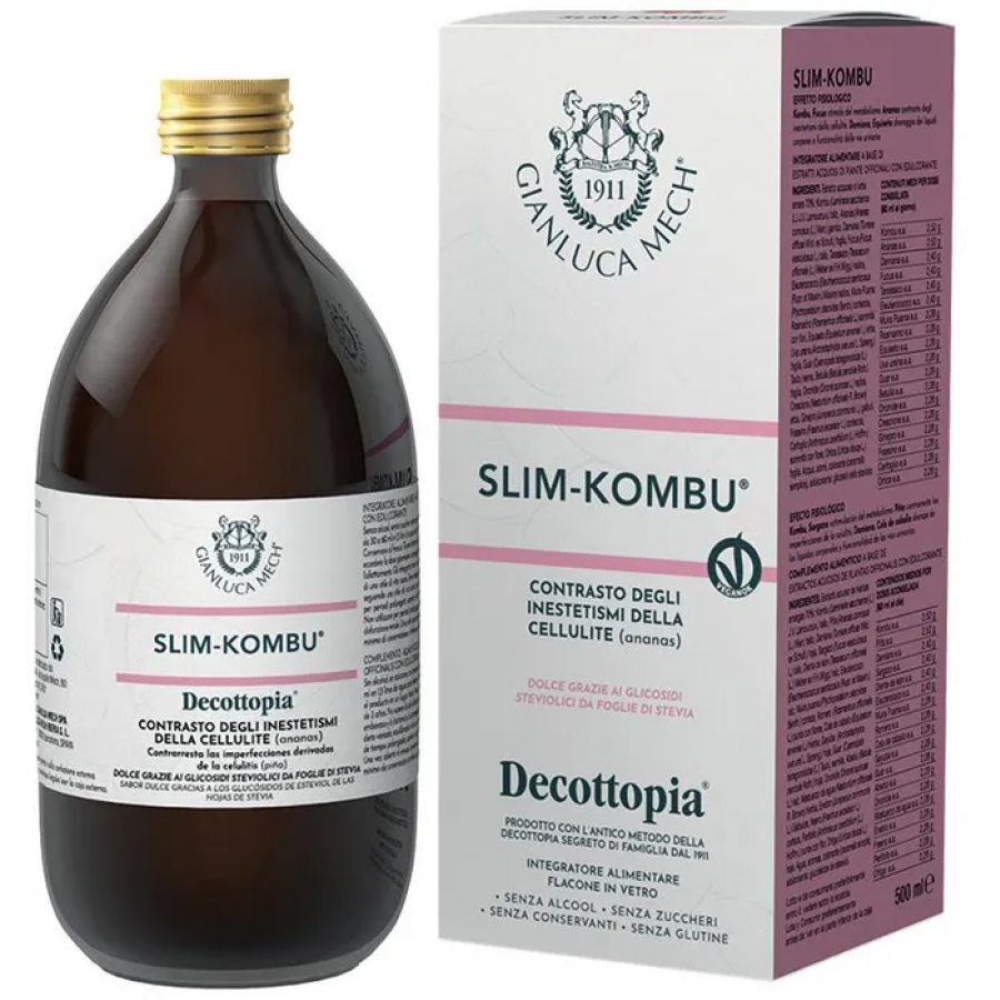 Gianluca Mech Slim Kombu Con Stevia 500ml - Integratore Alimentare Senza Zuccheri