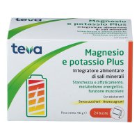 Teva, Magnesio Potassio Plus, 24 Bustine