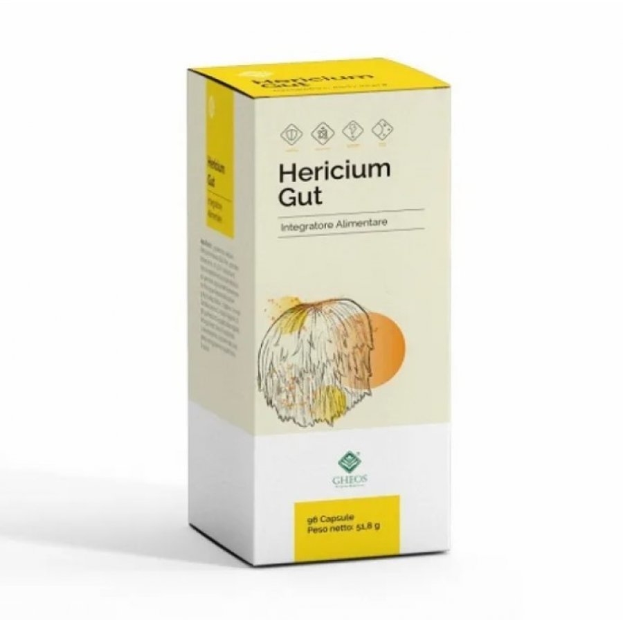 Hericium Gut 96 Capsule - Integratore per la Salute del Sistema Digestivo