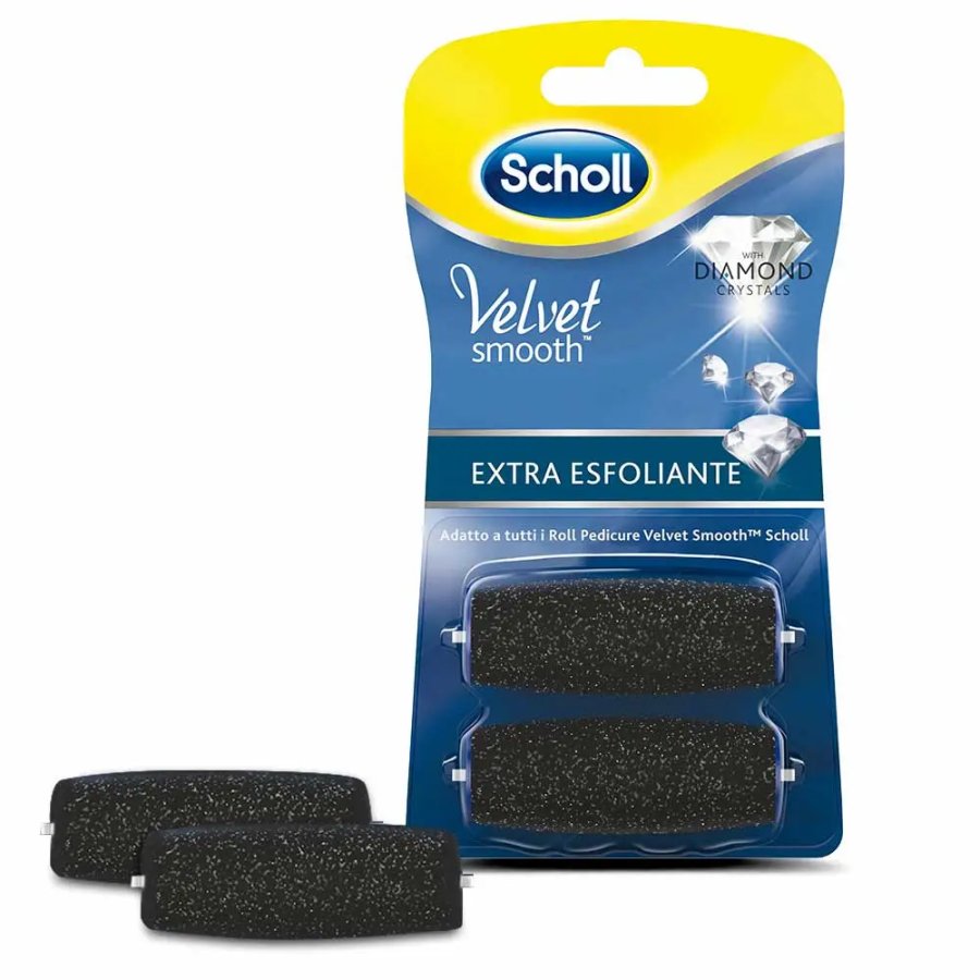 Scholl Velvet Soft Ricarica Extra Esfoliante, 2 pezzi