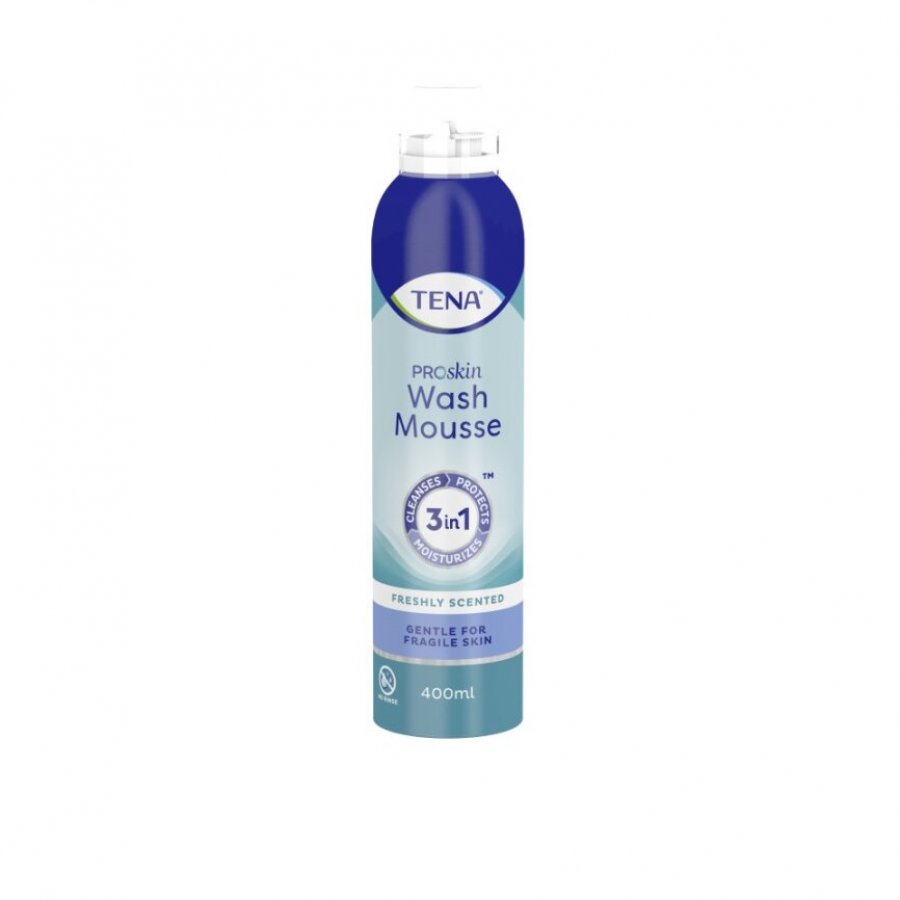 Tena Wash Mousse 400ml - Detergenza, Rigenerazione e Protezione in un Solo Gest