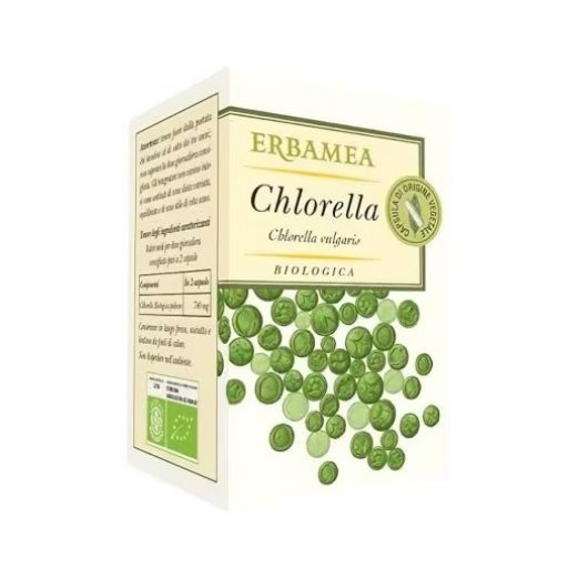 Chlorella Biologica 50 Capsule - Integratore Alimentare, Superfood Ricco di Nutrienti