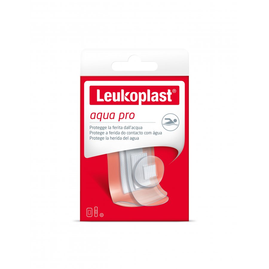 Leukoplast Aqua Pro Cerotti Impermeabili - 3 Formati Assortiti, 20 Pezzi - Fissaggio Protettivo per la Tua Pelle