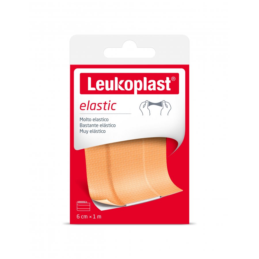 Leukoplast Professional Elastic Cerotto Ritagliabile 6x100cm - Fissaggio e Protezione Ideali per Cure Ferite