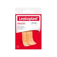 Leukoplast Elastic 20 Pezzi Assortiti - Nastro Elastico Adesivo per Fissaggio, 2 Misure